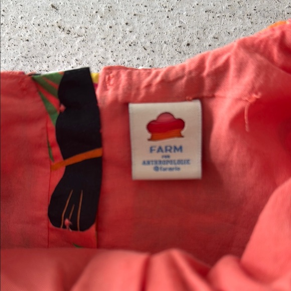 FARM Rio Pink and Black Flutter Sleeve Sundress - Picture 2 of 4